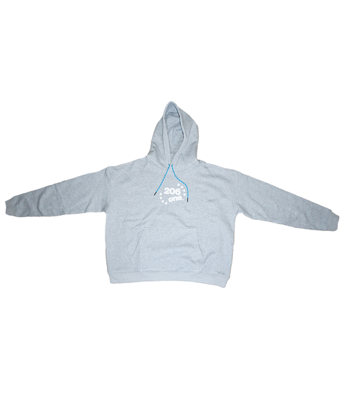 Logo Hoodie (Sports Grey) – 206one